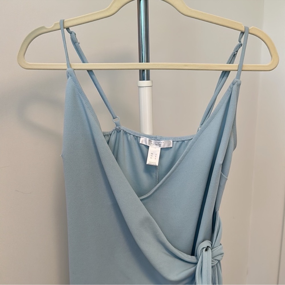 Blue wrap dress - Picture 2 of 3